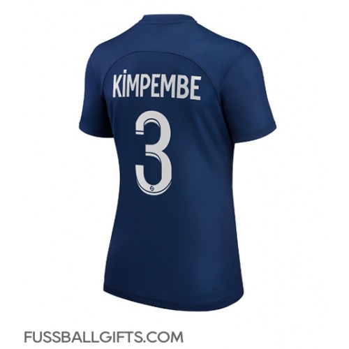 Paris Saint-Germain Presnel Kimpembe #3 Fußballbekleidung Heimtrikot Damen 2022-23 Kurzarm
